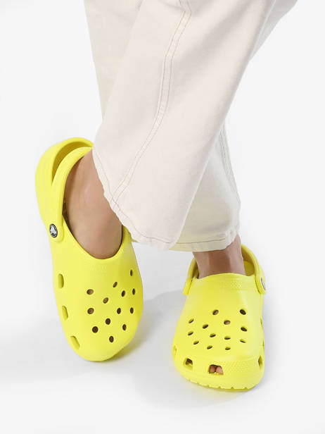 Slippers Classic Bone Crocs Geel women 10001 ander zicht 2